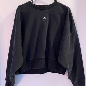 Adidas Originals Women's Adicolor Essentials Fleece Long Oversized Crew Sweatshi